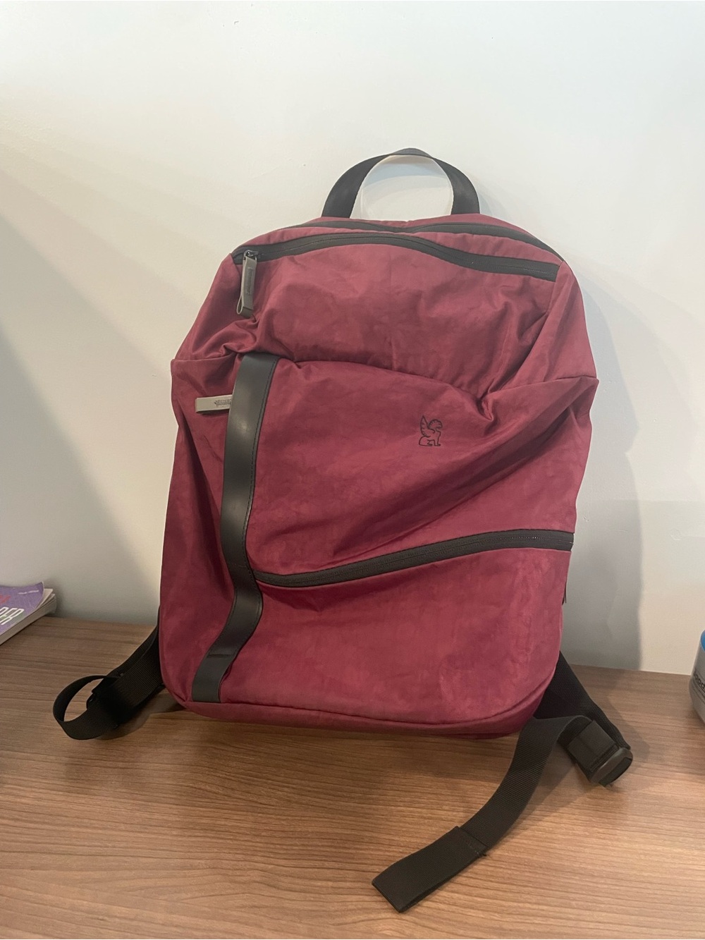 Chrome Industries Camden 16L Burgundy Everyday Backpack